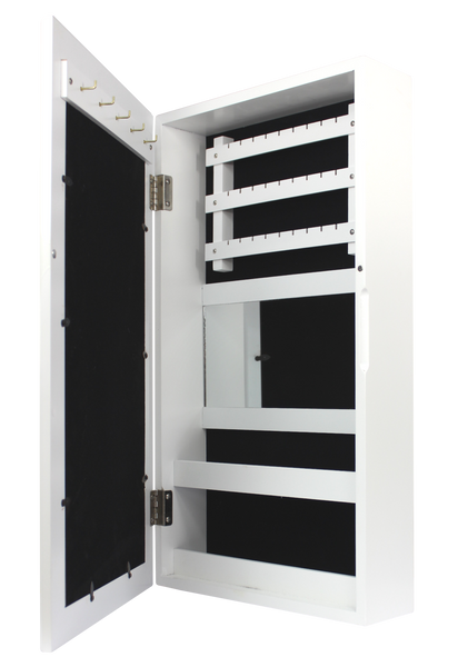 SZAFKA WISZĄCA ŚCIENNA NA BIŻUTERIĘ 31 x 9,5 x 56 cm *1240