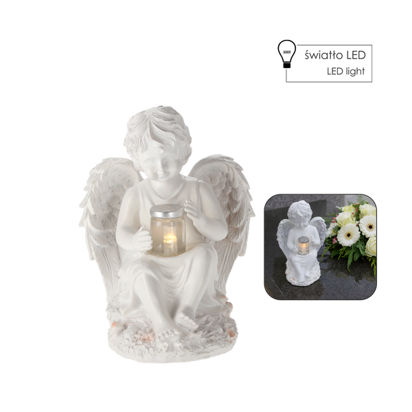 FIGURKA ANIOŁEK LED 18CM*4340