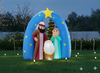 INFLATABLE NATIVITY SCENE LED 180 CM