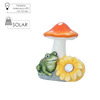 GARDEN FIGURINE – AMANITA WITH FLOWER 13,5 X 11 X 16,5 CM LED pack=4 pcs