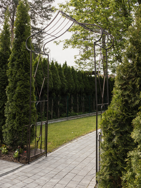 PERGOLA OGRODOWA 173 x 51 x 260 CM ANTYCZNY BRĄZ *1449