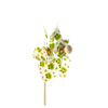PINWHEEL WITH FROGS 9 x 27,5 CM WHITE/YELLOW