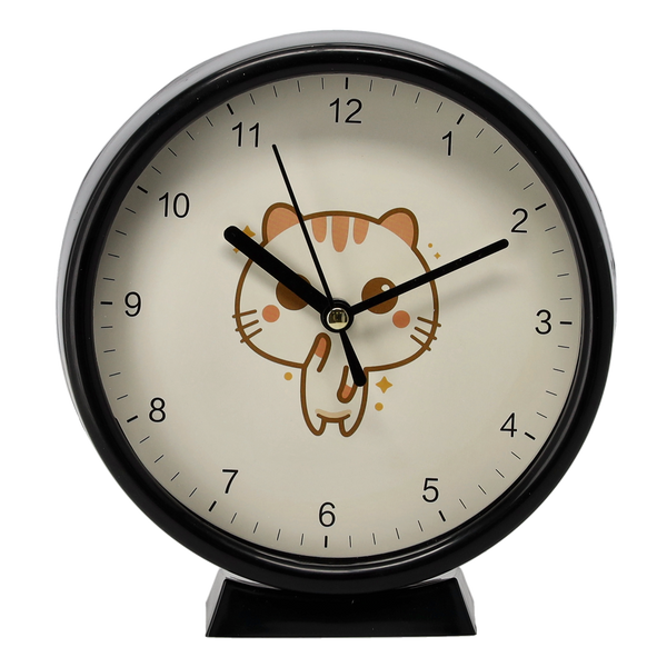 ZEGAR WISZĄCY DZIECIĘCY OKRĄGŁY 15 x 15 x 3,5 CM MIX 4 WZORÓW *4610