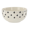 PORCELAIN BOWL 550 ML "BLACK-WHITE" PACK=4PCS