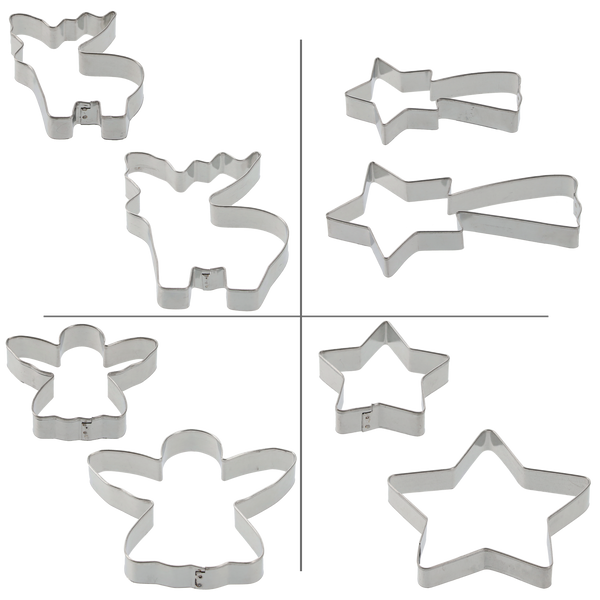 SET OF 2 PCS LARGE AND SMALL CUTTERS