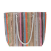 BEACH BAG MULTICOLOR STRIPES MIX COLORS