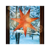 PAPER DECORATIVE STAR 60 CM RED SMOOTH