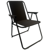 KRZESŁO OGRODOWE SKŁADANE CZARNE 53x59x76cm