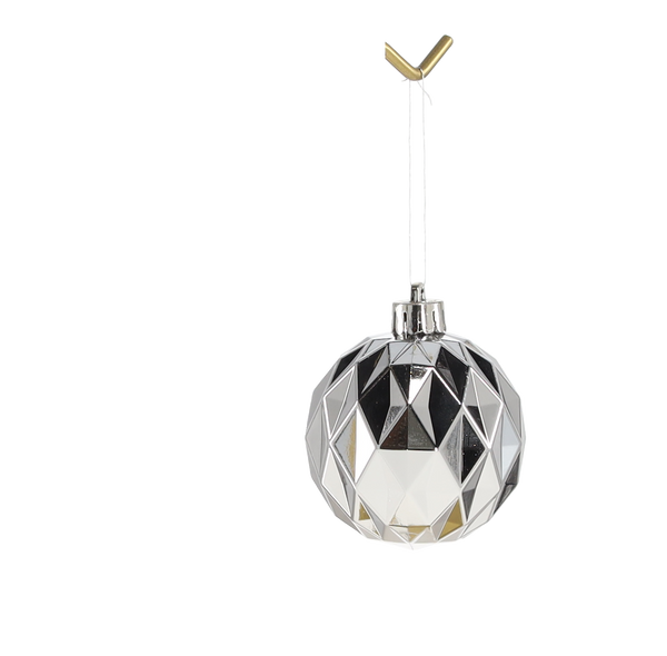 KPL. 23 ORNAMENTE ROȘU/ARĂMIE/SILVER MIX DE MODELE *7498