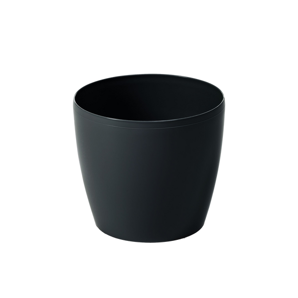 MAGNOLIA POT COVER 250 MM BLACK