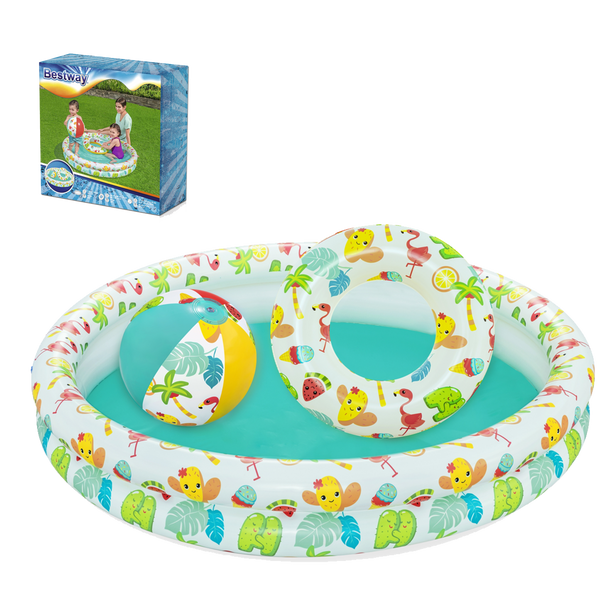 BAZNĂ DE JARDIN FI 122 cm H20 + MINGE + ROATĂ