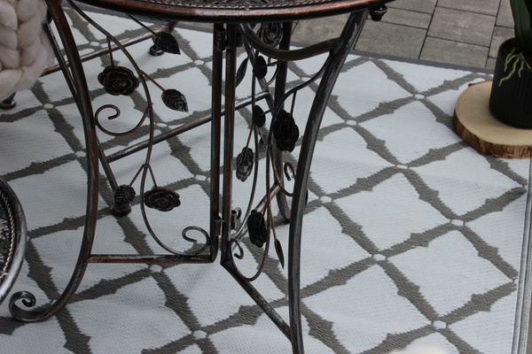 Set de mobilier de grădină metalic "MADISON" masă + 2 scaune *8251