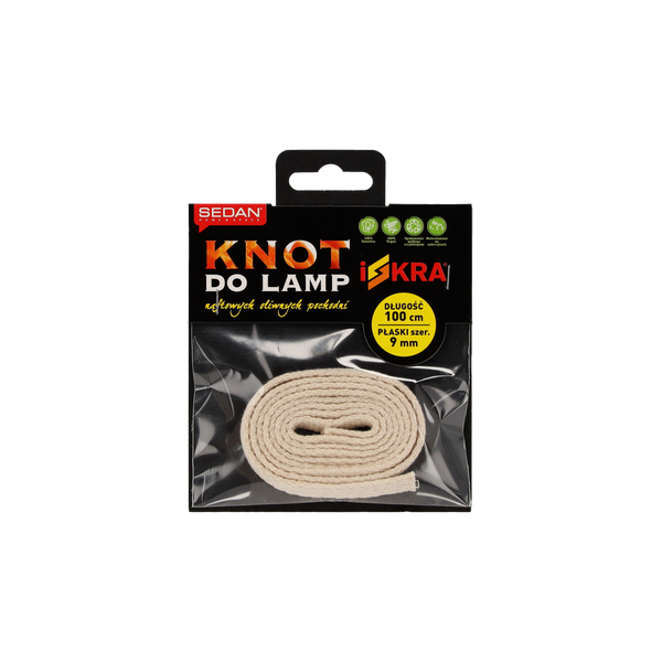 KNOT DO LAMP NAFTOWYCH PŁASKI -9mm*0536