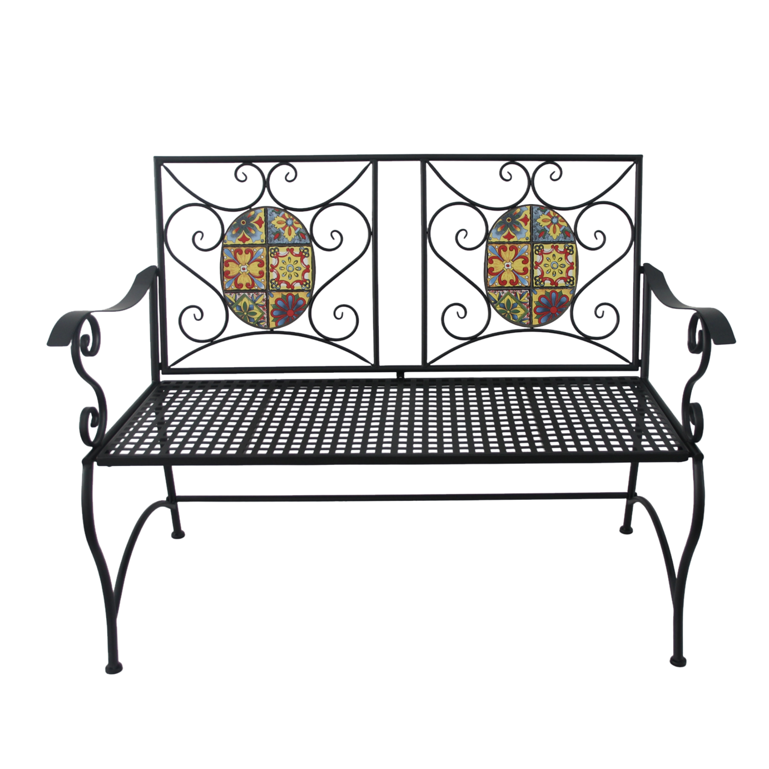 ŁAWKA OGRODOWA MOZAIKOWA 115 x 56 x 90 CM pol_pl_LAWKA-OGRODOWA-MOZAIKOWA-115-x-56-x-90-CM-9023_1