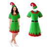 WOMAN CHRISTMAS GREEN ELF SUIT