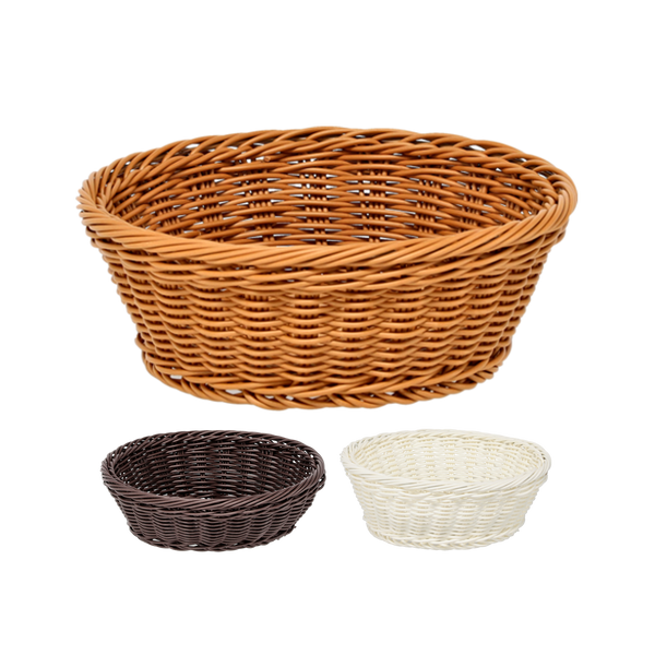 BASKET ROUND DIAMETER 21 CM MIX COLORS