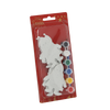 KPL. 6 OZDÓB BOŻONAR. 10 CM DO ZAWIESZENIA "ZRÓB TO SAM" Z 6 FARBKAMI I PĘDZLEM MIX 6 WZORÓW *8969