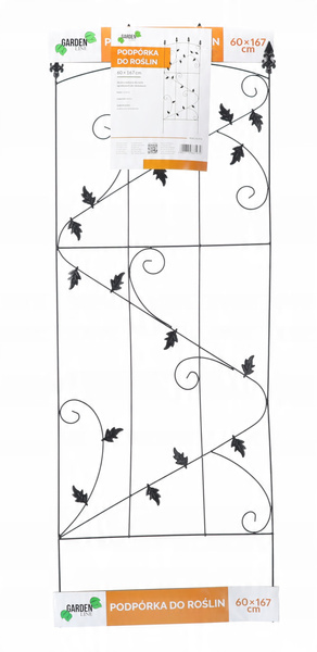 Grid / support for plants 60 x 167 cm black