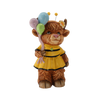 GARDEN FIGURINE – MOUNTAIN COW WITH BALLOONS 21,5 X 17,8 X 42,4 CM