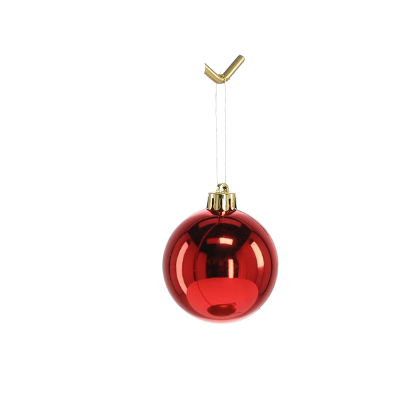 SET OF 23 BAUBLES RED/GOLD/SILVER