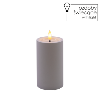 CANDLE LED ALBĂ 7 X 12,5 CM *9407