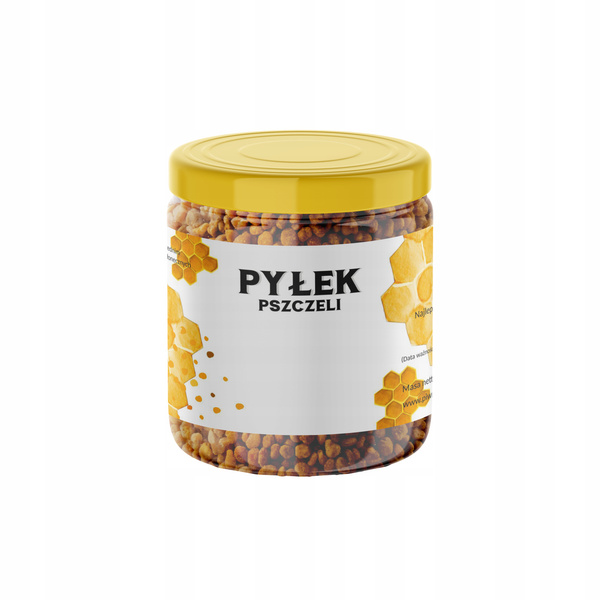 KPL. 100 ETYKIET PYŁEK PSZCZELI 116 x 50 MM *8320