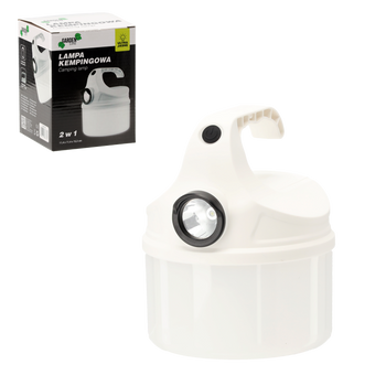 KEMPINGOVÁ LAMPA 2 v 1 LED 11,4 x 11,4 x 15,2 CM *7671