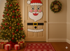 CHRISTMAS DOOR DECORATION - DIY CHRISTMAS TREE/SANTA CLAUS/REINDEER