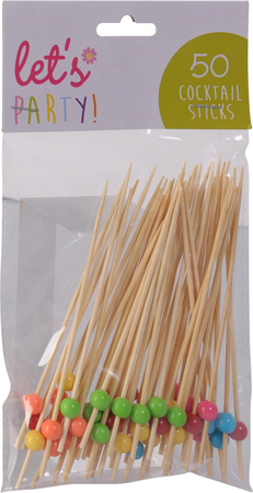 SET OF 50 COCKTAIL TOOTHPICKS 8 CM