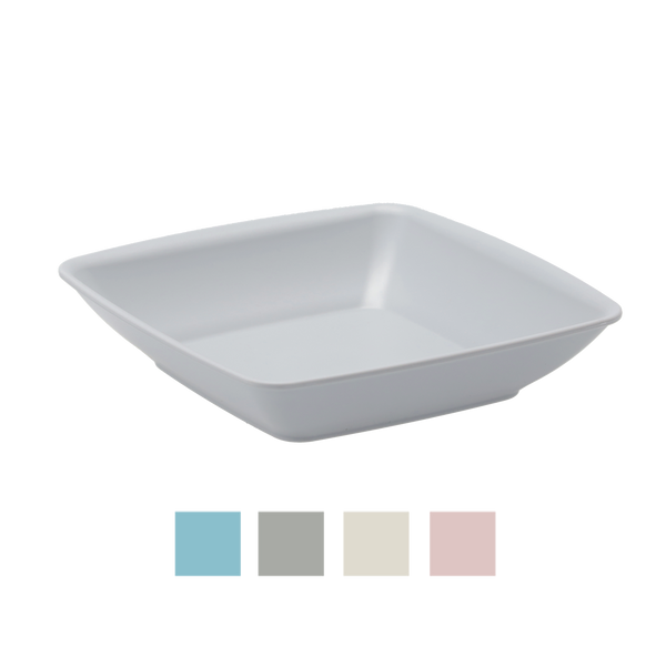 SQUARE DEEP PLATE 17.5CM