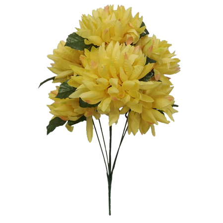 ARTIFICIAL BRANCH - CHRYSANTHEMUMS ASSORTED COLOURS