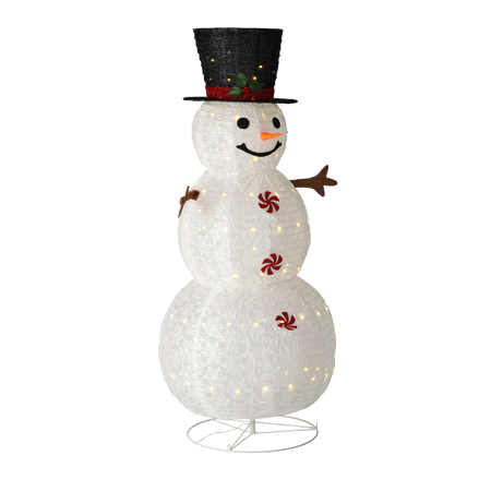 CHRISTMAS DECORATION - SNOWMAN LED 1,5 M 120L IP44