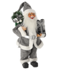 MIKULÁŠ ŠEDÝ STOJÍCÍ S BATOHEM 60 CM *8684