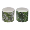 DECORATIVE CANDLE CITRONELLA "ERLA" 10 X 9 CM MIX PATTERNS DISP=6PCS