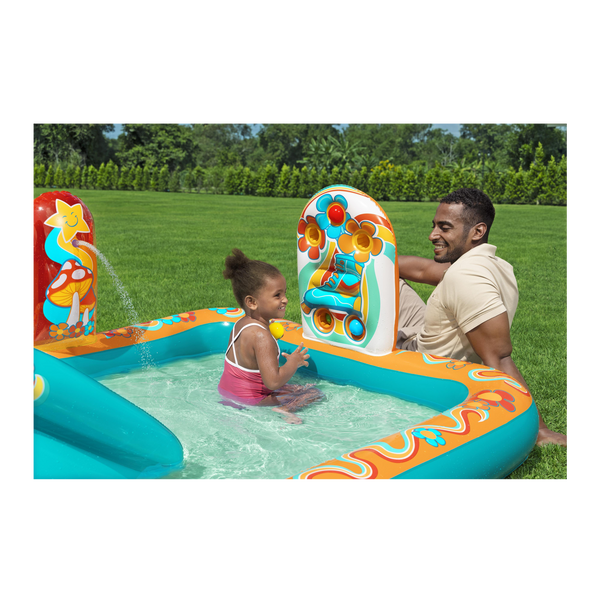 DMUCHANY PLAC ZABAW / BRODZIK ZE ZJEŻDŻALNIĄ 193 X 152 X 74 CM *8411