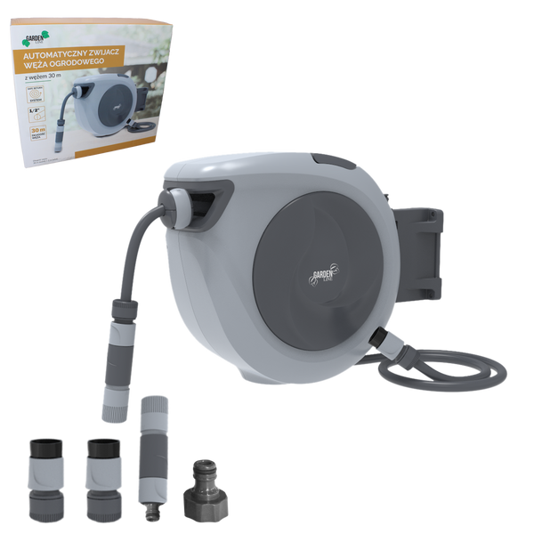 APARAT DE ÎNGRIJIRE AUTOMATĂ PENTRU HOSE GARDEN CU HOSE - 30 M