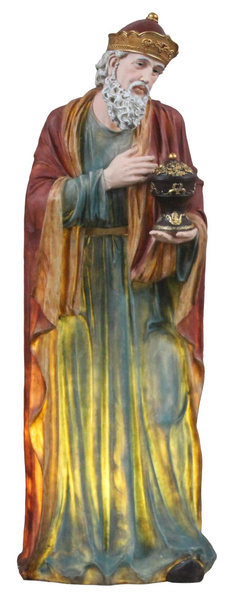 KPL.FIGUR BOŻONARODZENIOWYCH 11 EL.150 CM MASA ŻYWICZNA PODŚWIETLANE *2044