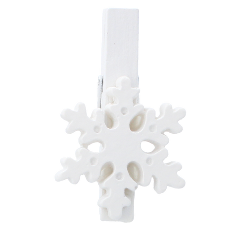 KPL. 8 OZDÓB BOŻONARODZENIOWYCH Z KLIPSEM MIX WZORÓW 3 x 3 CM opak=16kpl *8600