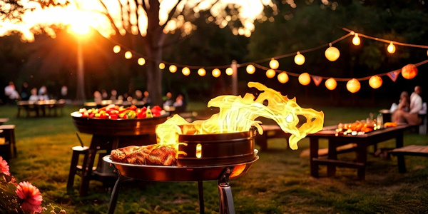 SIMPLE ROUND CHARCOAL BBQ 41 x 33,5 x 46,5 CM