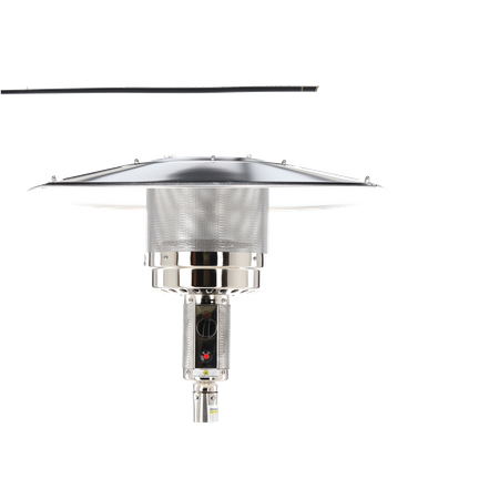 STAINLESS STEEL GAS PARASOL 221 CM