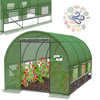 Garden Poly Tunnel 3-Segment 3 x 2 x 2 M Green with Additional Ventilation Option