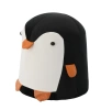 POUFF PENGUIN BLACK 28 x 34 CM