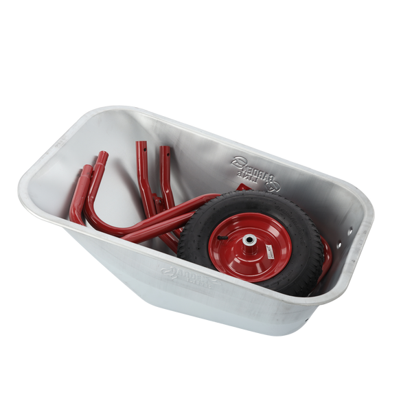 TACZKA - POJEMNOŚĆ 120  L - CZERWONA 