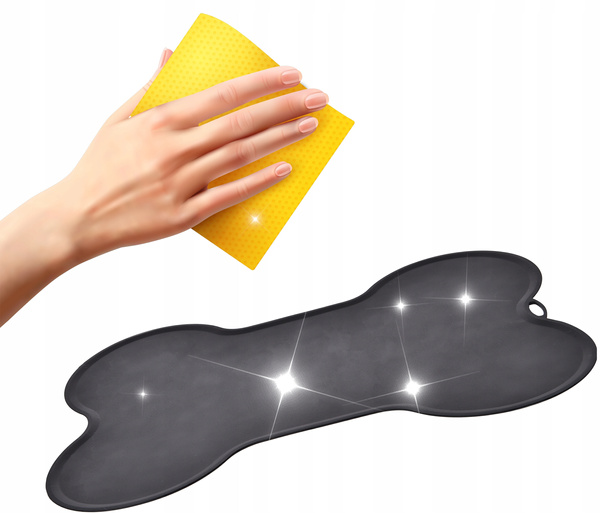 ANTIKLZOVÁ PODLOŽKA POD MISKU 51 X 37 X 0,8 CM KOSTKA disp=12ks *9547