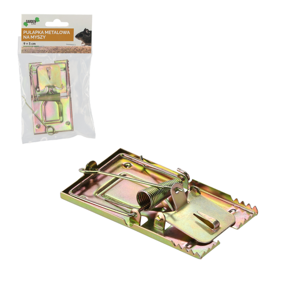 LAPKA NA MYŠI METAL 9 x 5 CM balenie=36ks *3491