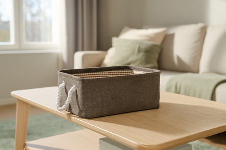 ORGANIZÁTOR OBDELNÍKOVÝ 22 x 32 x 14 CM HNĚDÝ VEL. S *4793