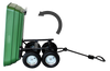 WÓZEK OGRODOWY DWUFUNKCYJNY ZIELONY *0061