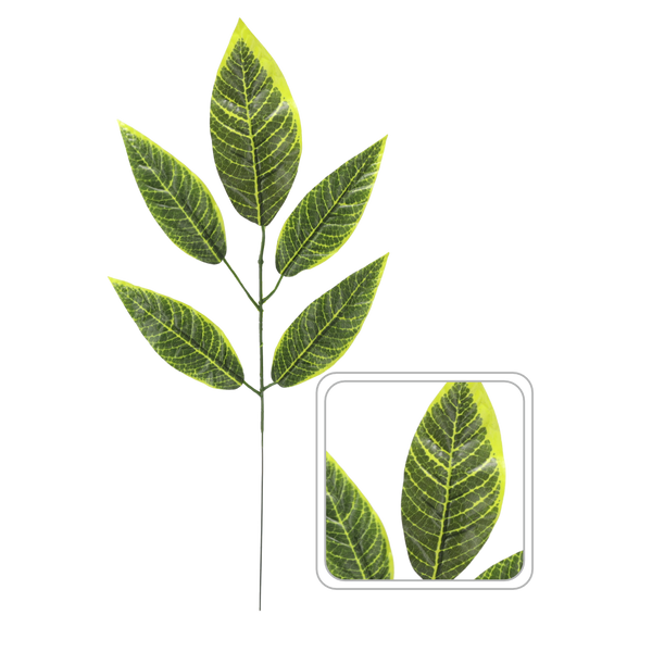 ARTIFICIAL BRANCH - MANGO LEAF 57 x 24 CM