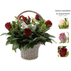 BUNDLE CH-24 (WIDTH 60 CM, HEIGHT 43 CM) SMALL BASKET ROSE MIX COLOR