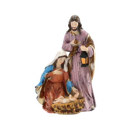 FIGURĂ DE Crăciun - FAMILIA SFÂNTĂ 13 x 8,4 x 21 CM *6843